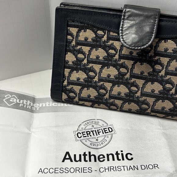 Christian Dior Vintage Oblique Trotter Wallet - Picture 7 of 16